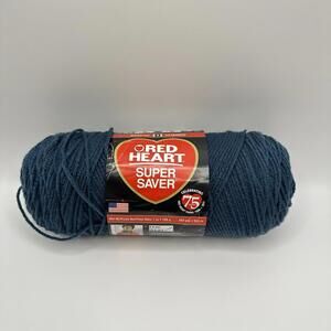 Red Heart Super Saver Yarn, Windsor Blue